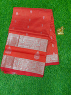 Mangalagiri Pattu Sarees With Gap Border