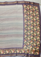 Fancy Saree With Soft Floral Printed