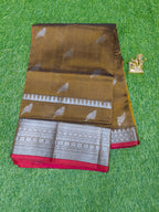 Mangalagiri Pattu Sarees With Birds Design