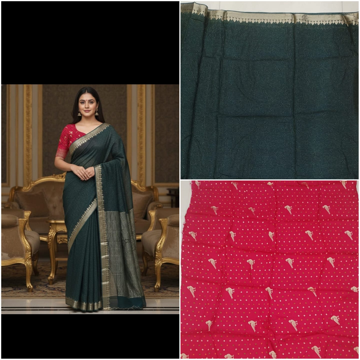 Banaras jarget saree