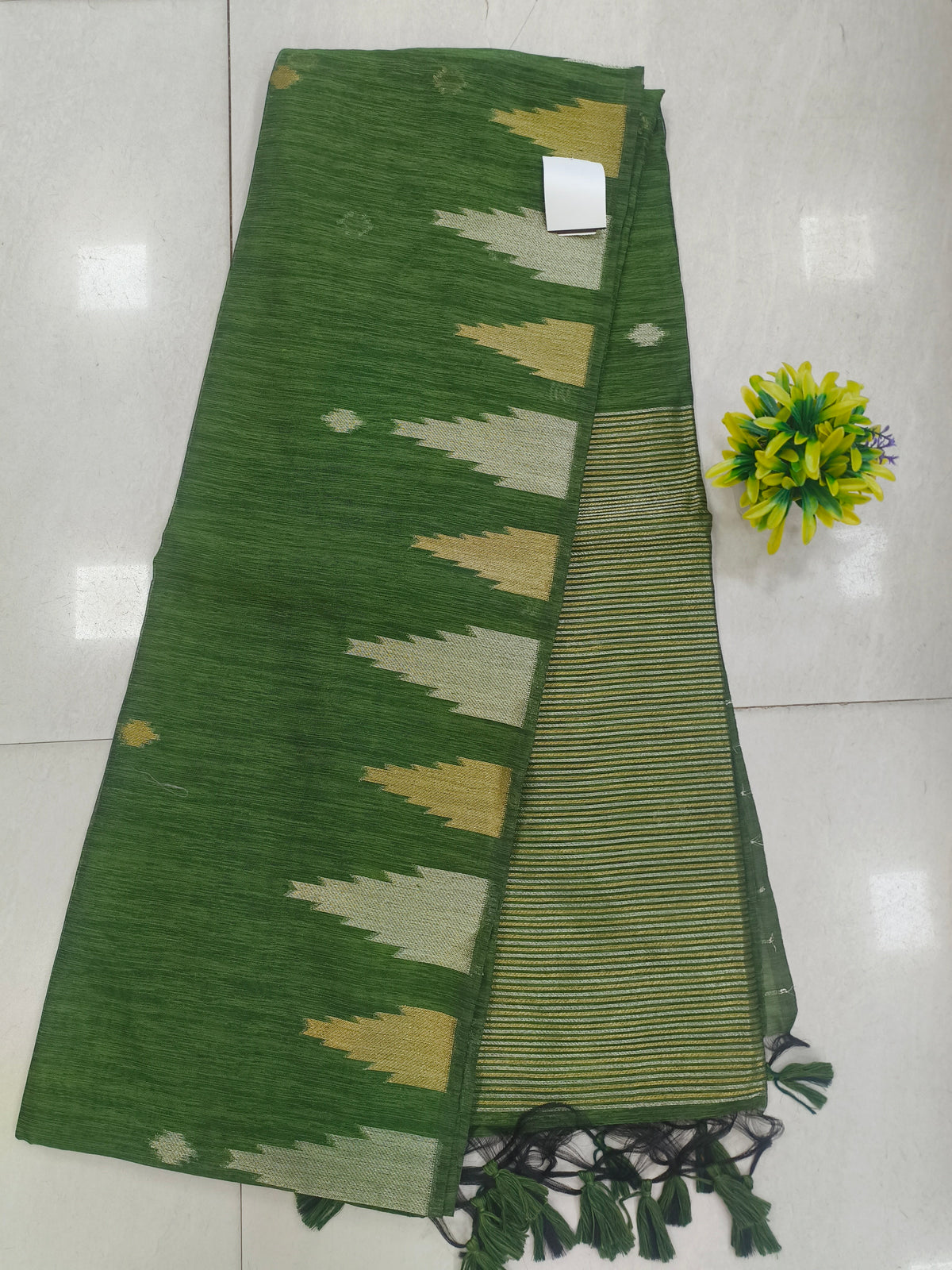 Lenin Jamudani Temple Border Colours