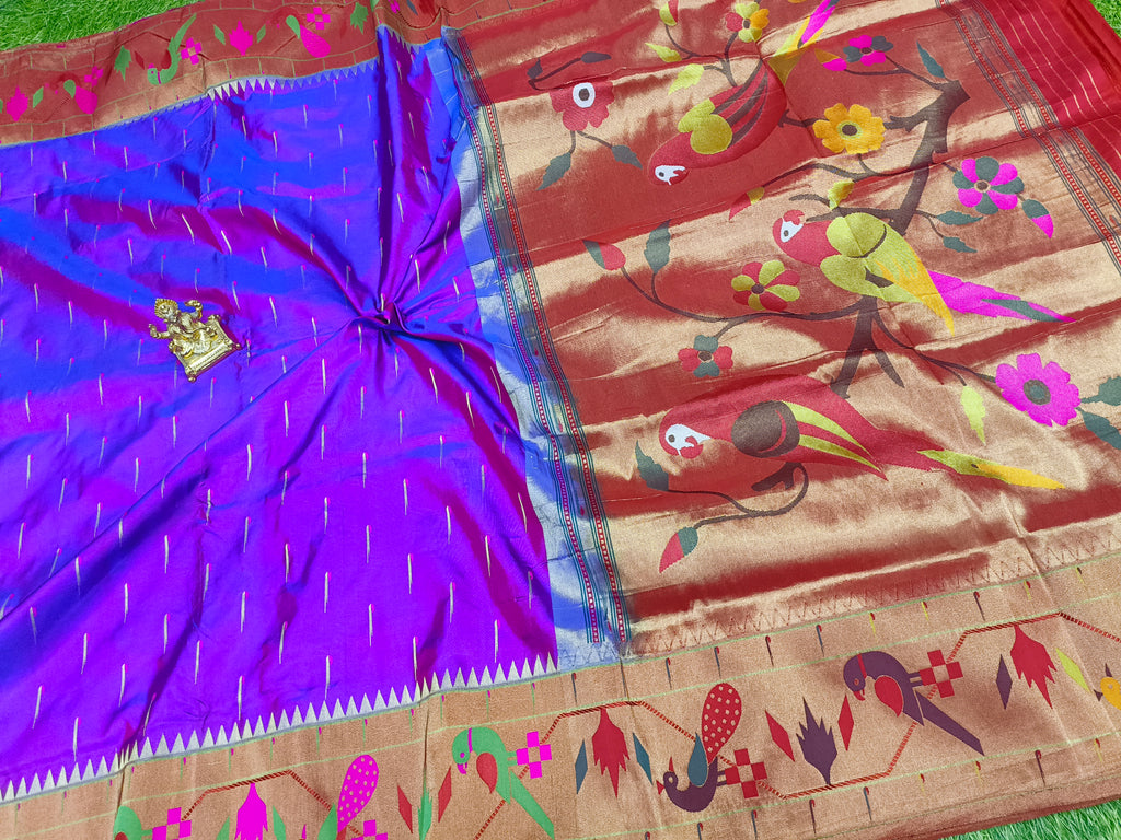 Narayanpet Saree  With A Paithani Border