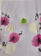 Fancy Floral Print Sarees