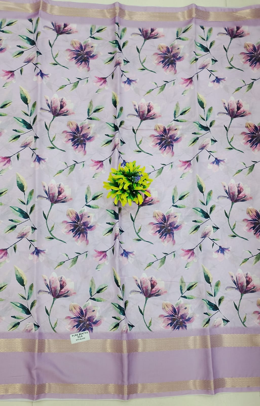 Georgette gap border sarees