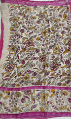 Mangalagiri kalamkari print sarees
