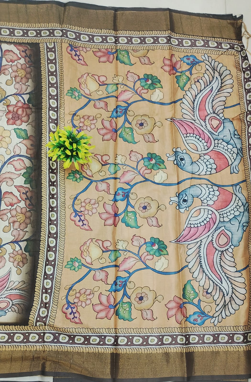 Elegant Kalamkari printed Saree