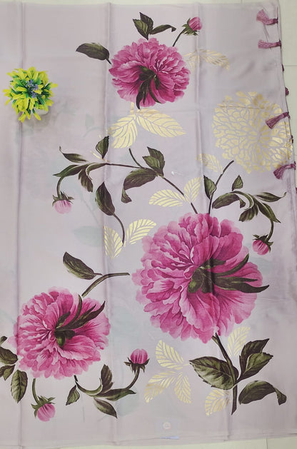 Fancy Floral print sarees