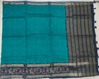 Tussar silk kalamkari Saree