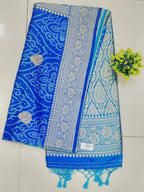 Royal Blue Bandini Saree